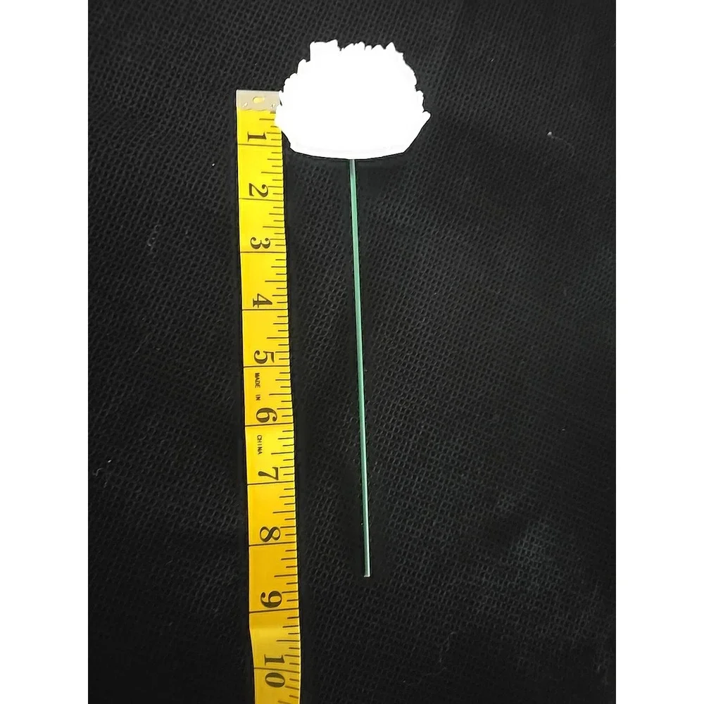Resin White  Flower Decoration Gift‎ Stem.   579